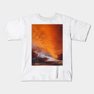 autumn sunset sky Kids T-Shirt